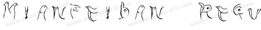 MianFeiBan 4Regular字体转换